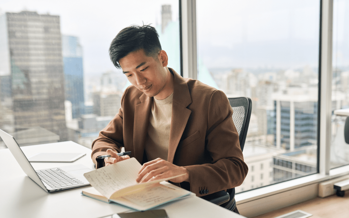 Japanese Employee Benefits - Individual at Desk