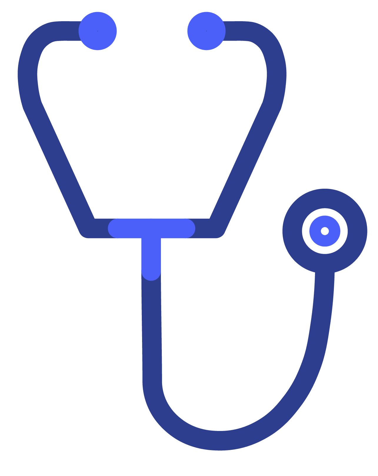 Stethoscope icon depicting Medicare Part B, Medical Insurance